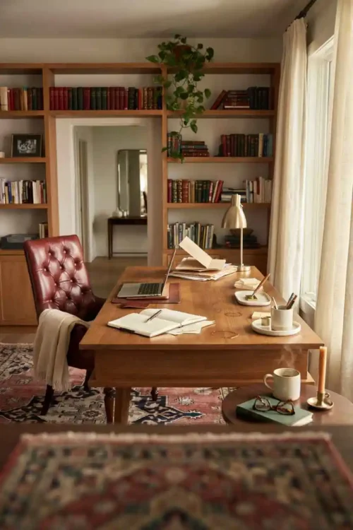 The Desk With Zones for Different Tasks
