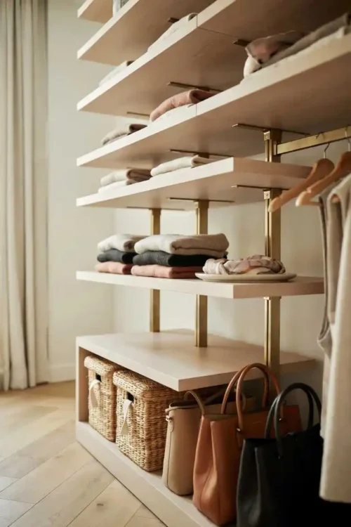 23 Small Closet Organization Ideas That Maximize Every Inch 24 Adjustable Shelf Brackets for Flexible Spacing