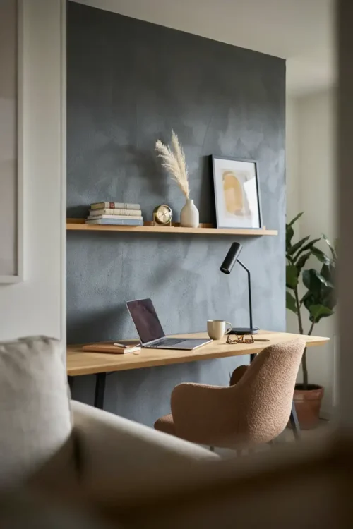 The Accent Wall That Defines the Space