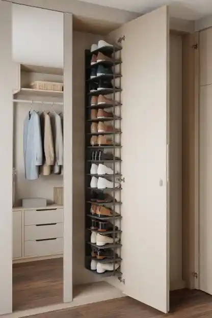 Over-the-Door Shoe Organizer for Twenty Dollars