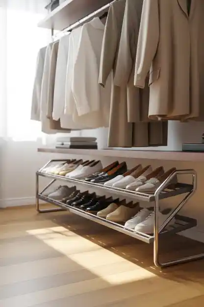 Shoe Racks That Keep Floors Clear and Visible