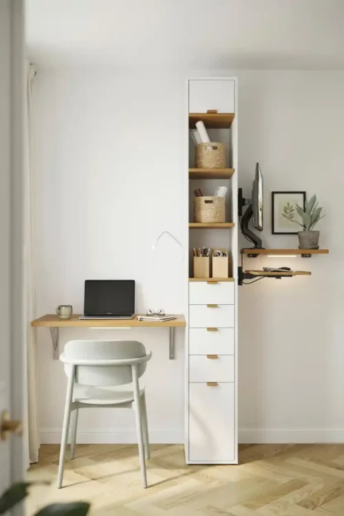 Desks With Individual Acoustic Enclosures