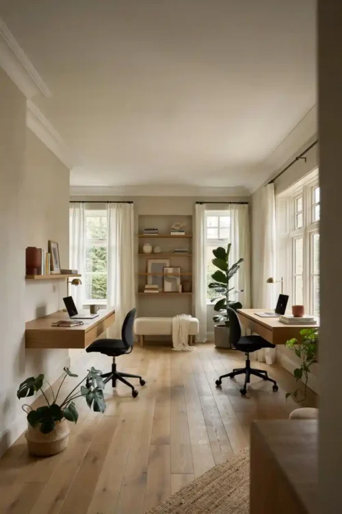 Mobile Storage Units Between Desks