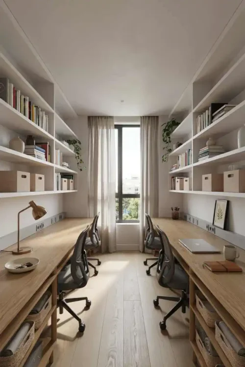Slim Desks With Shallow Depth