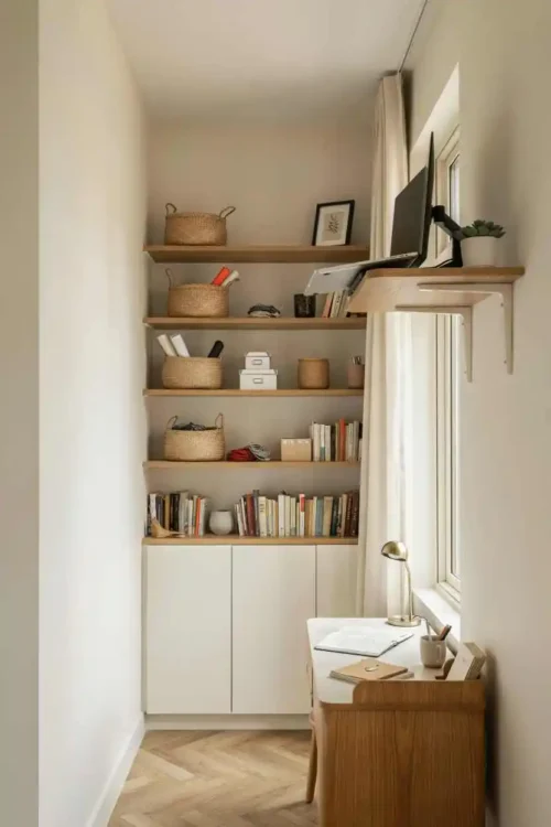 Split-Level Workstations on One Wall