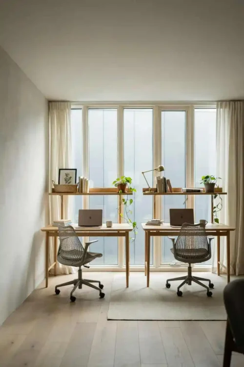 Under-Window Workstations That Feel Lighter