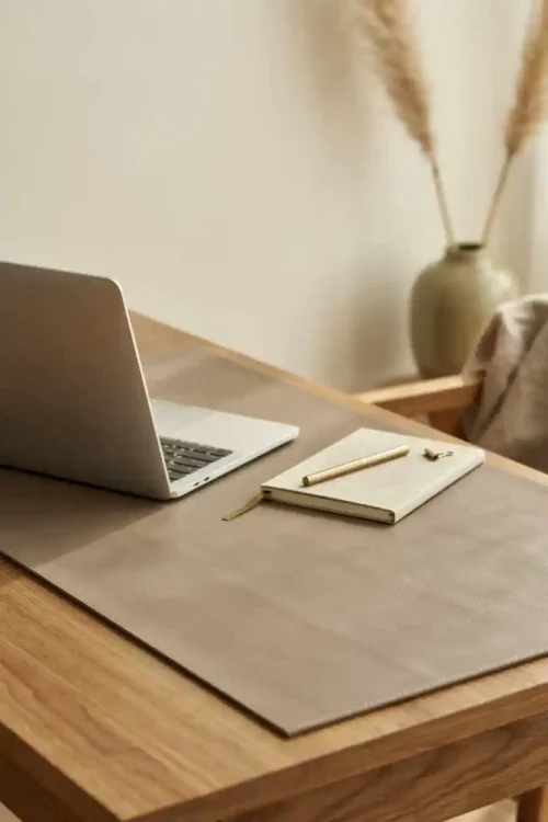 18 Home Office Decor Ideas for a Stylish Workspace 14 Vertical Cable Management That Looks Intentional