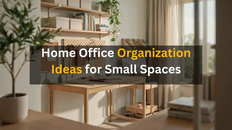 Home Office Organization Ideas for Small Spaces