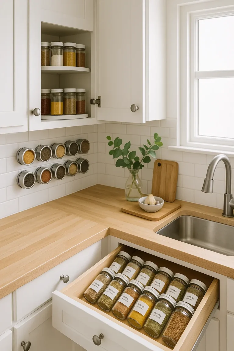 spice rack organization ideas