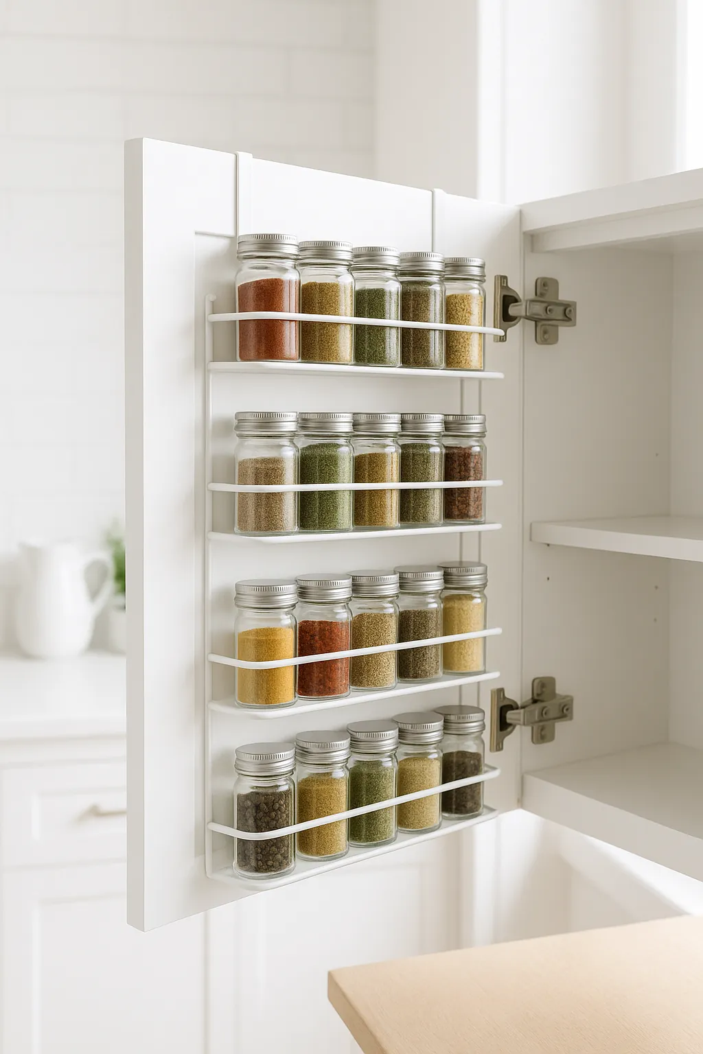 The Door-Mounted Spice Rack Nobody Thinks To Use