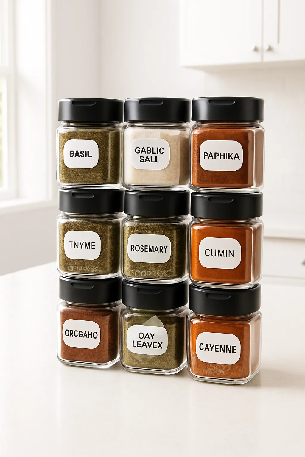 Stackable Spice Jars That Actually Use Vertical Space